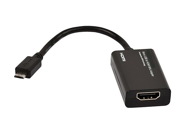 Micro USB to HDMI MHL Adapter - Black